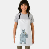 Rhino als Boxer bij Boxing Schort (Insitu)