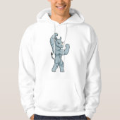 Rhino als extreme Bodybuilder Hoodie (Voorkant)