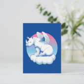 Rhino Angel - Rhinoceros Conservation Awareness Briefkaart (Staand voorkant)