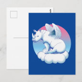 Rhino Angel - Rhinoceros Conservation Awareness Briefkaart (Voorkant / Achterkant)