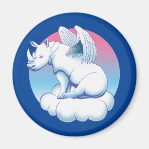 Rhino Angel - Rhinoceros Conservation Awareness Magneet