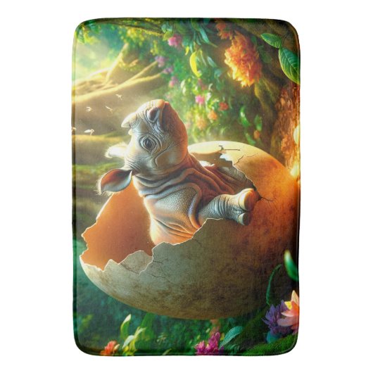 Rhino-Baby Badmat (Voorkant Verticaal)