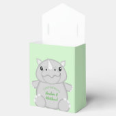 Rhino Baby shower Green Bedankdoosjes (Geopend)