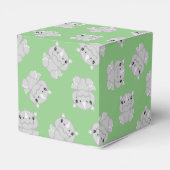 Rhino Baby shower Green Bedankdoosjes (Achterkant)