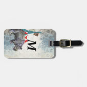 rhino bagagelabel (Voorkant horizontaal)