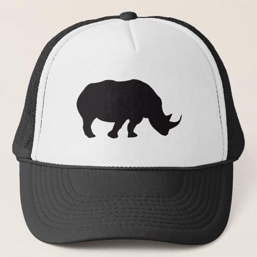 Rhino Black Animal Trucker Pet (Voorkant)