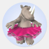 Rhino Blue Sticker (Voorkant)