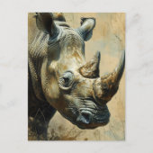 Rhino  briefkaart (Voorkant)