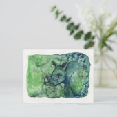 Rhino Briefkaart (Staand voorkant)