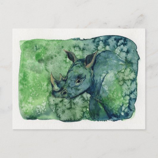 Rhino Briefkaart (Voorkant)