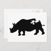 Rhino-Briefkaart Briefkaart (Voorkant / Achterkant)