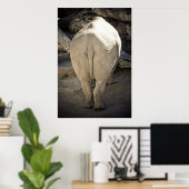 Rhino Butt Poster (Thuiskantoor)