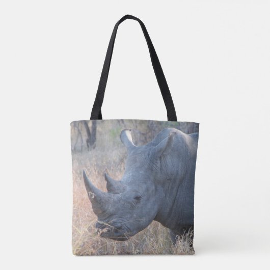 Rhino Canvas tas (Achterkant)