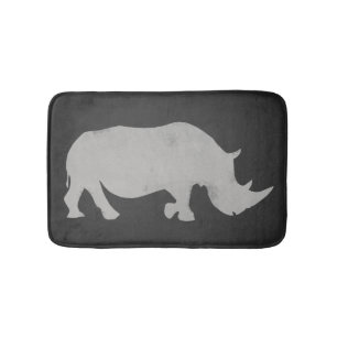 Rhino Chalkboard Badmat
