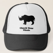 Rhino check je vitale functies trucker pet (Voorkant)