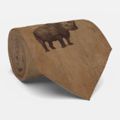 Rhino en Harlequin Stropdas (Opgerold)