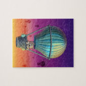 Rhino- en luchtballon legpuzzel (Horizontaal)