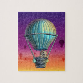 Rhino- en luchtballon legpuzzel