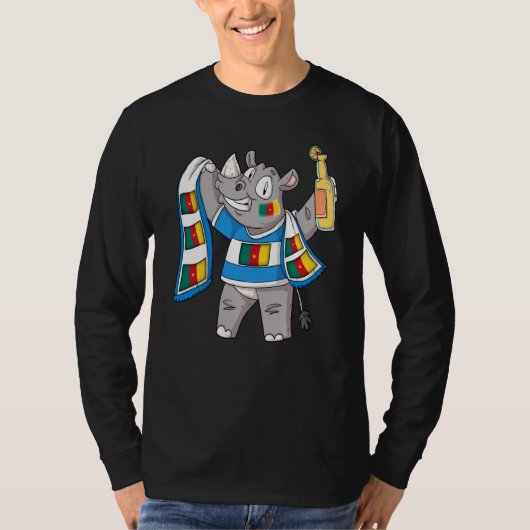 Rhino Fan Cameroon T-shirt (Voorkant)