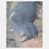 Rhino Fleece Deken (Voorkant)