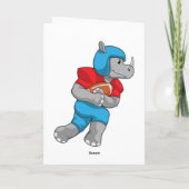 Rhino Football Sports Kaart (Achterkant)