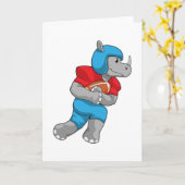 Rhino Football Sports Kaart (Gele Bloem)