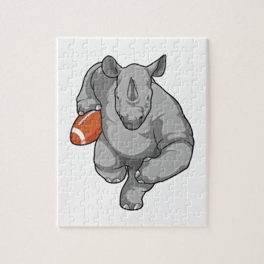 Rhino Football Sports Legpuzzel (Verticaal)