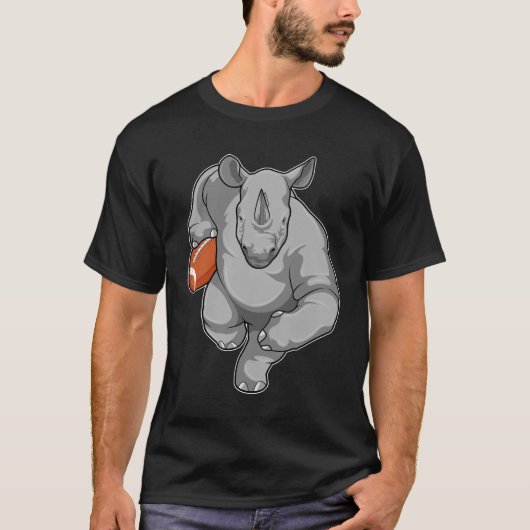 Rhino Football Sports T-shirt (Voorkant)