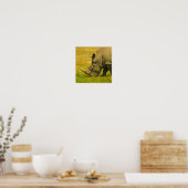 Rhino-fotoafdrukken Poster (Keuken)