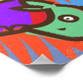 Rhino Graffiti Art Poster (Hoek)