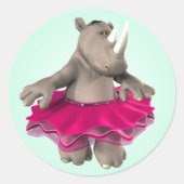 Rhino Groene Sticker (Voorkant)