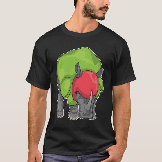 Rhino Helmet Football T-shirt (Voorkant)