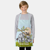 Rhino Hiding Schort (Gedragen)