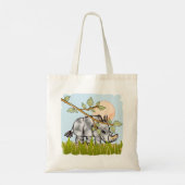 Rhino Hiding Tote Bag (Achterkant)