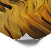 Rhino in de Sterrennacht Poster (Hoek)