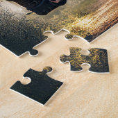 Rhino Jigzaag Puzzle - Oerwoud Legpuzzel (Zijkant)