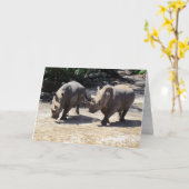 Rhino-kaart Kaart (Gele Bloem)