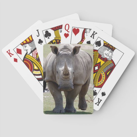 Rhino-kaartdeck Speelkaarten (Achterkant)