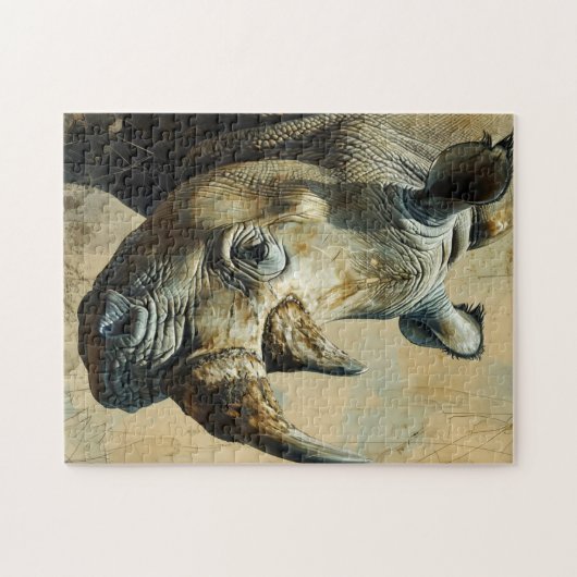 Rhino  legpuzzel (Horizontaal)