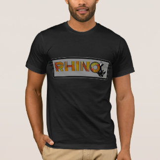 Rhino Letter Logo – O met Rhino Head Silhouet T-shirt
