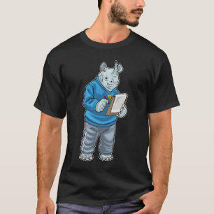 Rhino Lichamelijke Opvoeding Leraar T-shirt