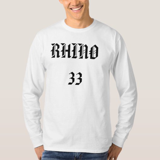 RHINO longsleve T-shirt (Voorkant)