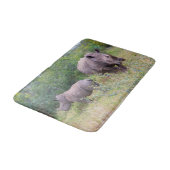 Rhino Mam en Baby badmat (Gekanteld)