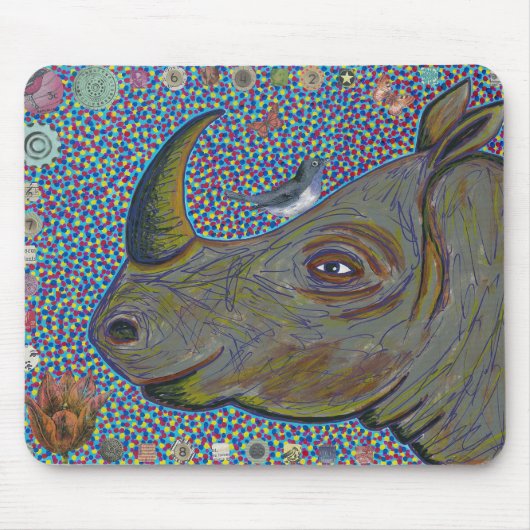 Rhino Mousepad Muismat (Voorkant)