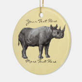  Rhino Ornament (Links)