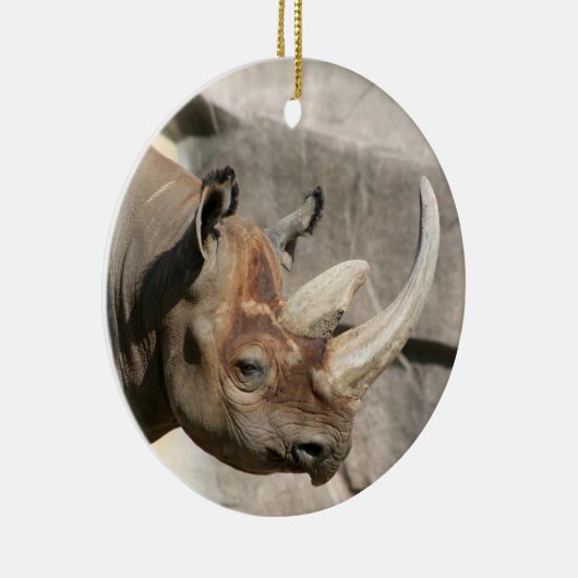 Rhino-Ornament Keramisch Ornament (Rechts)