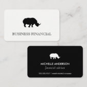 Rhino-pictogram Visitekaartje (Voorkant / Achterkant)