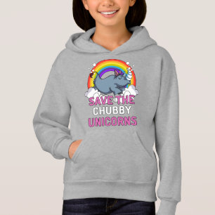 Rhino redt de Chubby Unicorns Magische Regenboog