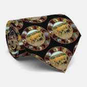 Rhino Reeds Africa Circle Stropdas (Opgerold)