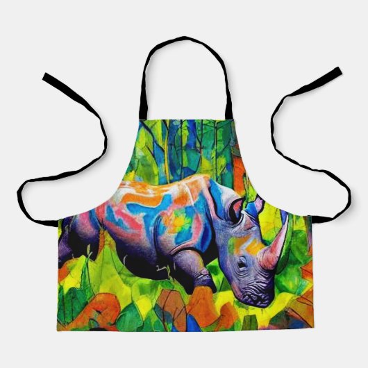 Rhino-reflecterend loof schort (Voorkant)